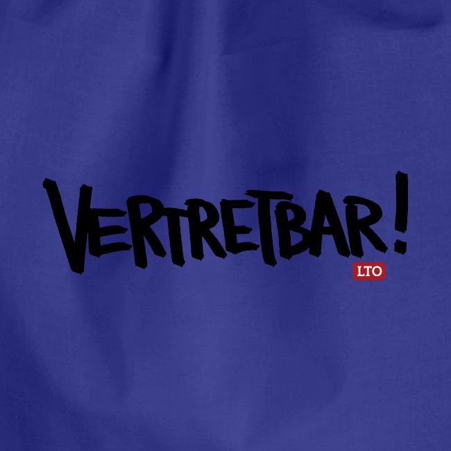 VERTRETBAR Schwarz