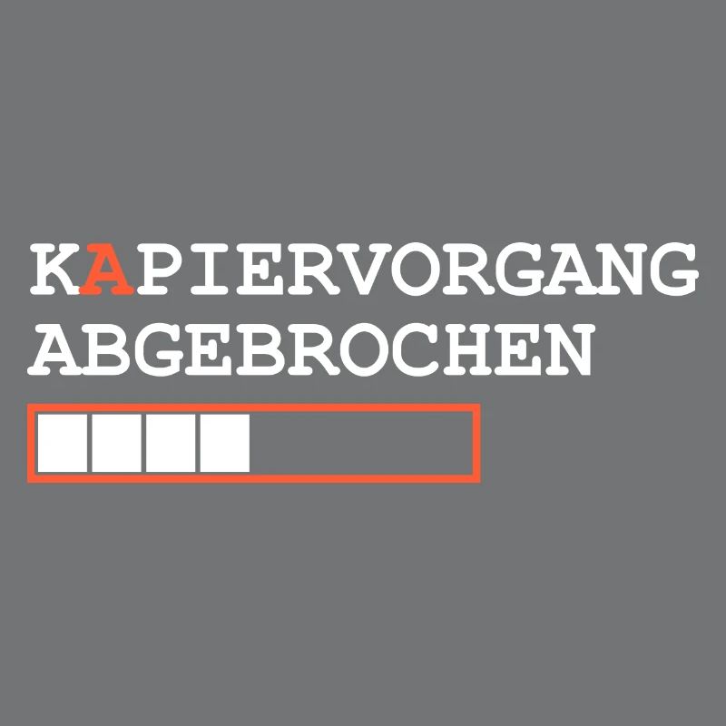 Kapiervorgang abgebrochen