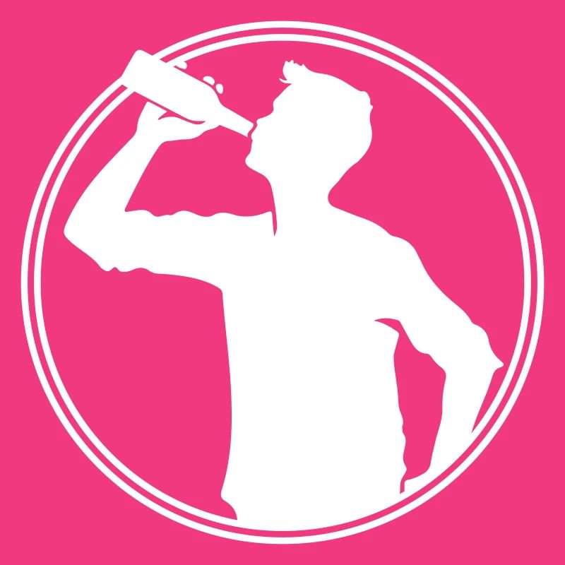 Trinker Bier Silhouette