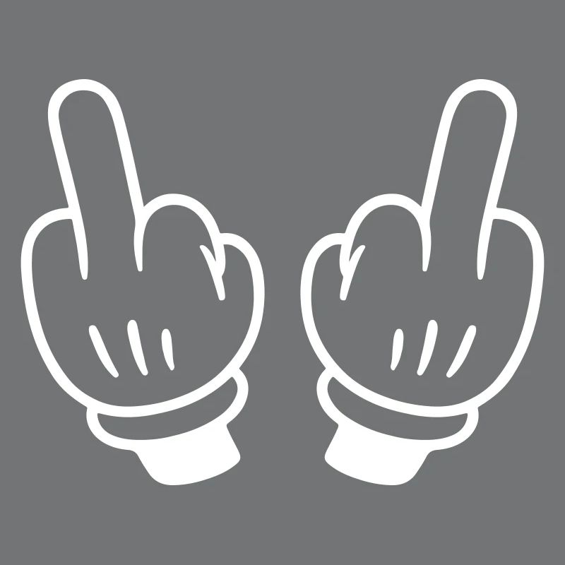 Mittelfinger Hand Comic