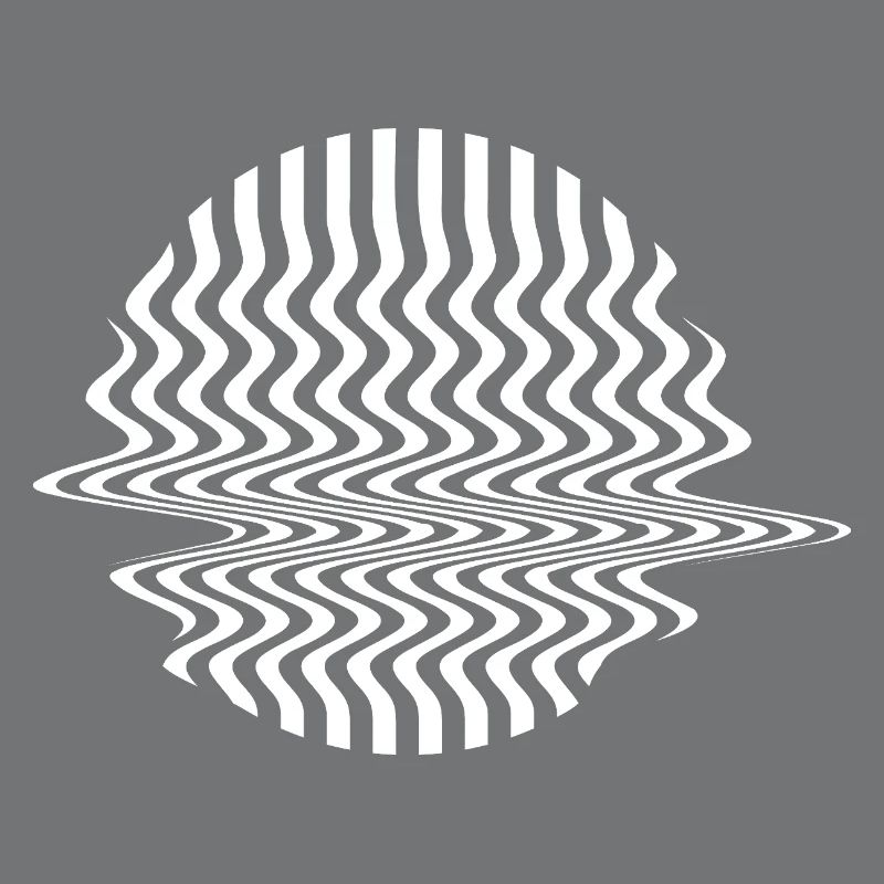geometric glitched design
