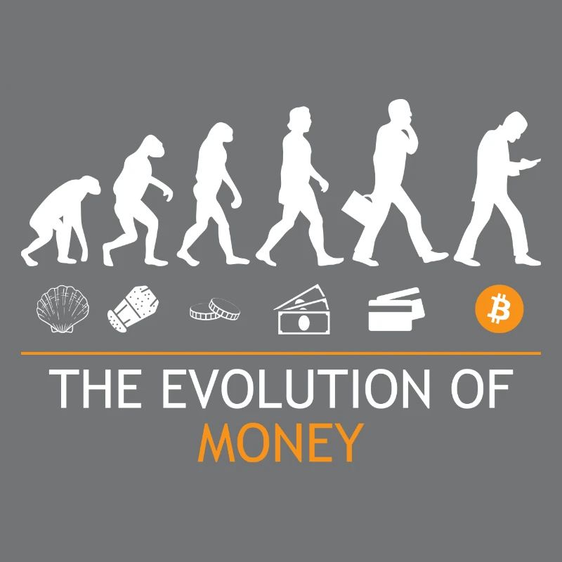 Die Evolution der Geld-Bitcoins