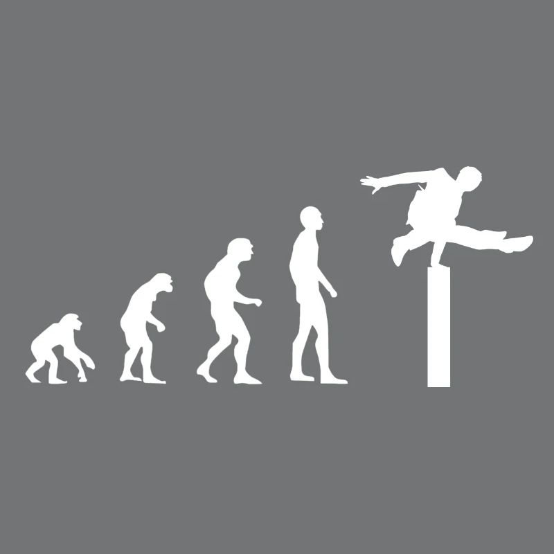 parkour parcours shirt gift geschenk Evolution