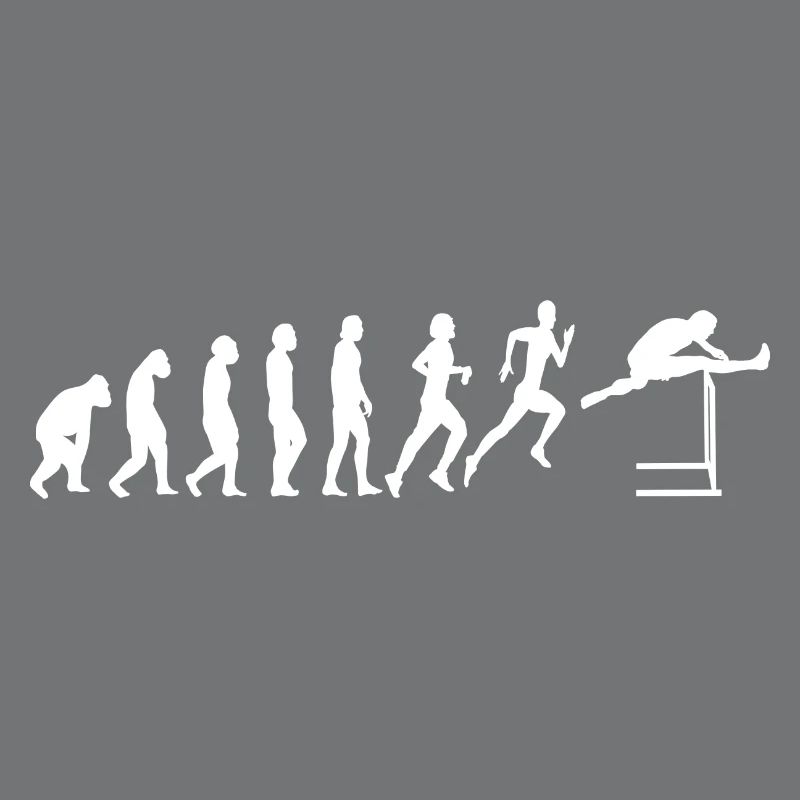 Hürdenlauf Leichtathletik Hürdenläufer Evolution