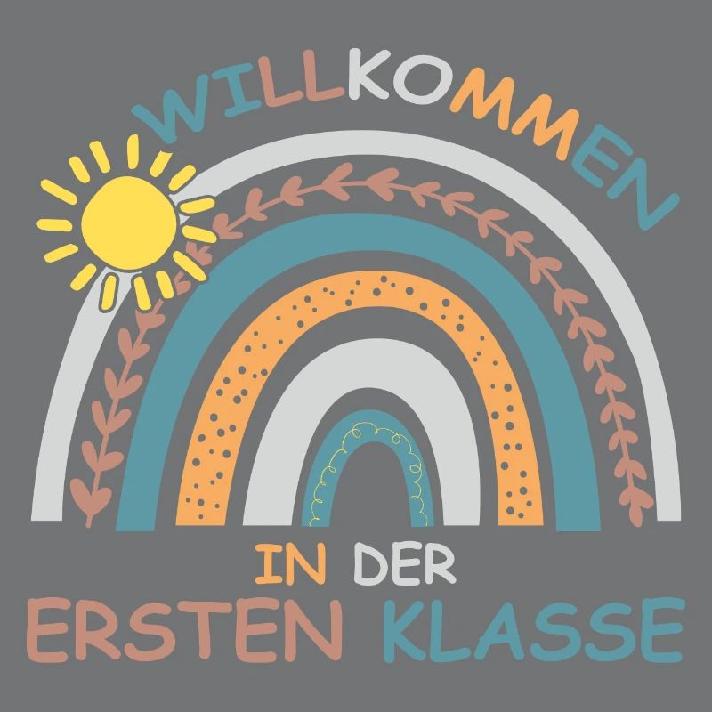 Willkommen Lehrer erste Klasse Einschulung Schule