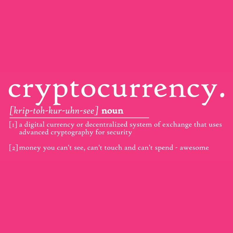 Dictionary Cryptocurrency white