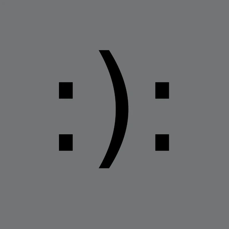 Fröhlicher Smiley - Trauriger Smiley