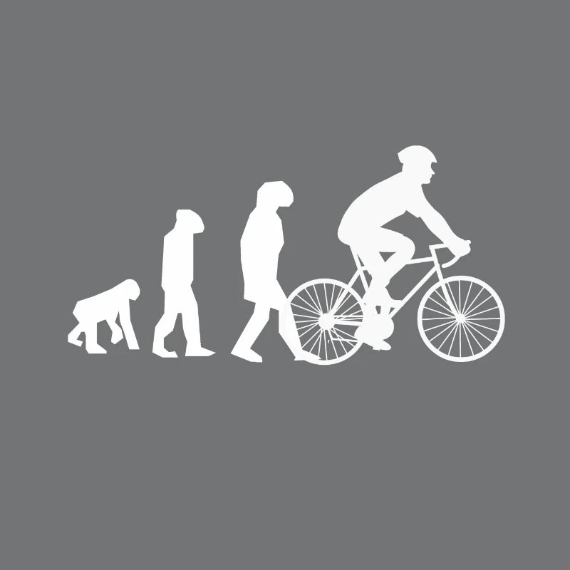 Fahrrad Biker Evolution Geschenkidee