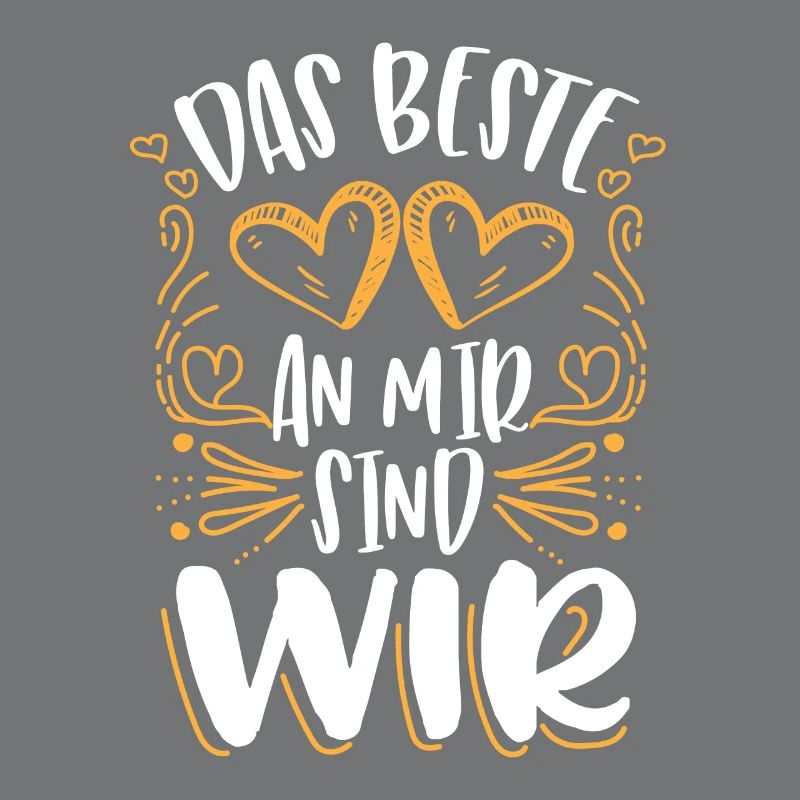Das beste an mir sind wir Geschenk Valentinstag