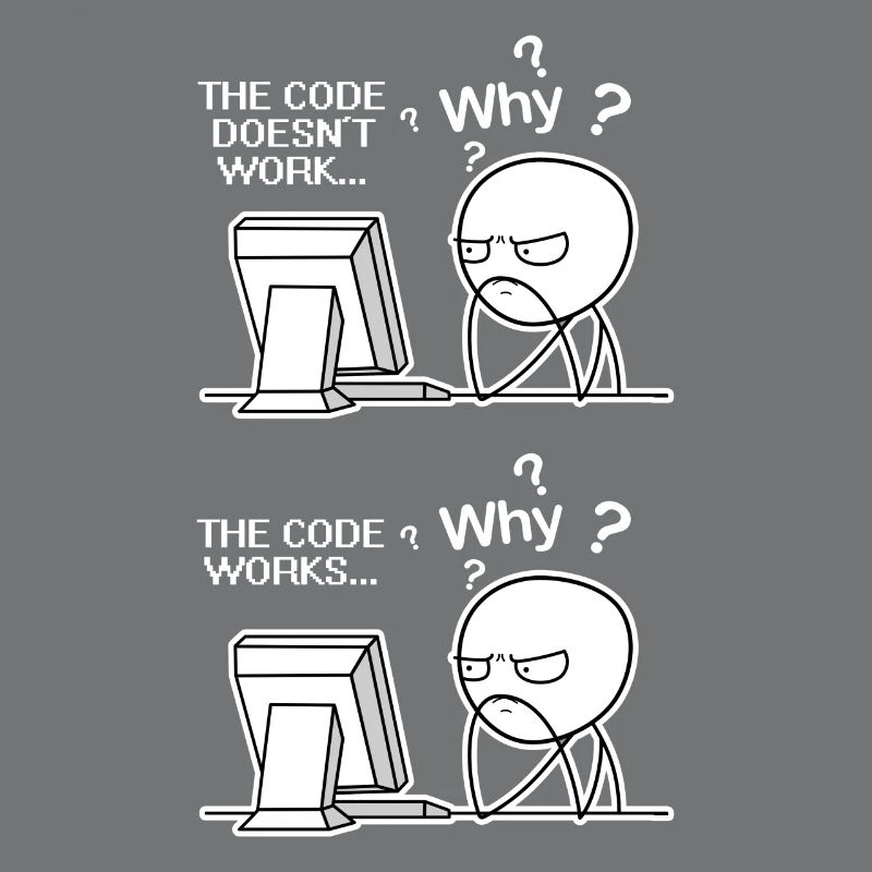 Lustiger Programmierer-Code funktioniert, warum Meme