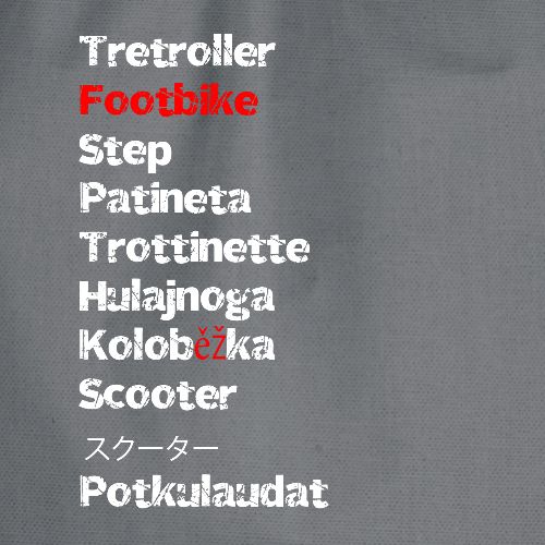 Tretroller International - Turnbeutel
