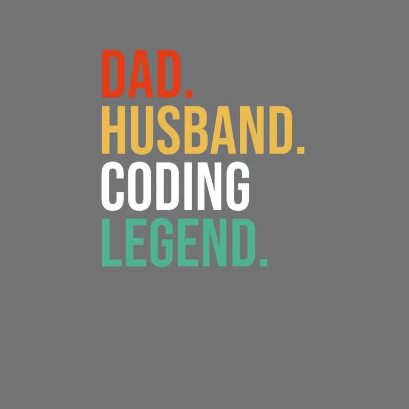 Mari Père Papa Coder Codage Informaticien