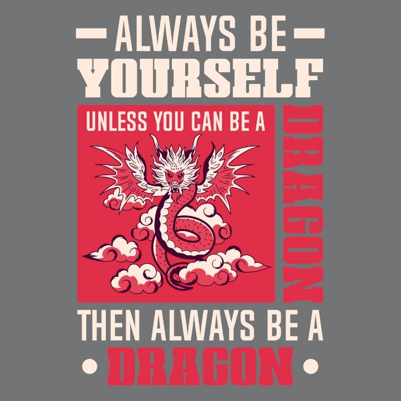 Drachen Drachendesign Sei immer du selbst