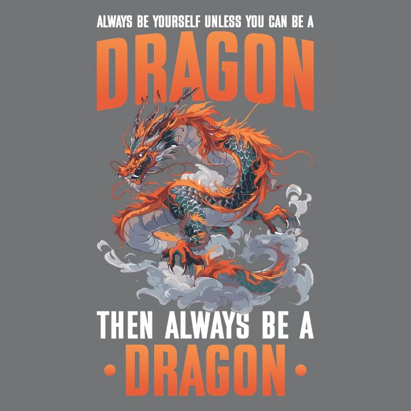Drachen Drachendesign Sei immer du selbst