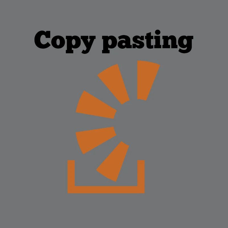 Copy Pasting Programming Coder Software Developer