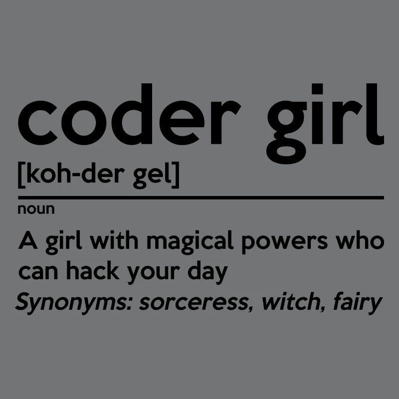 Coding Girl Definition Noun Software Developer Pro
