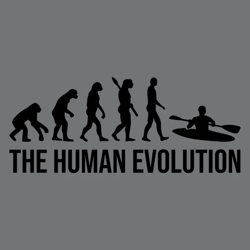 Evolution Graphic Kayaking Canoe Rowing Rower Padd
