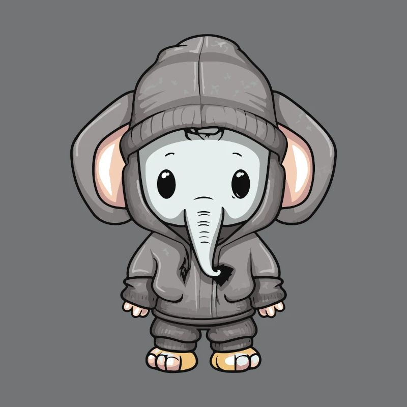 Elephant Winter Comic