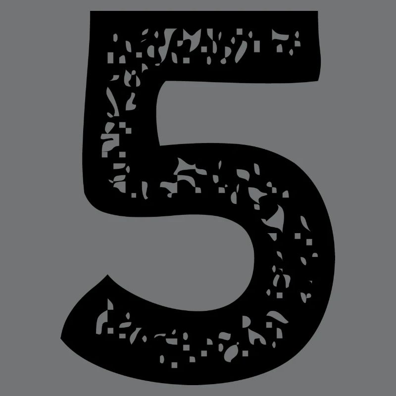 5 Number jersey