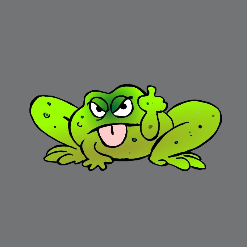 Toad pulls the tongue