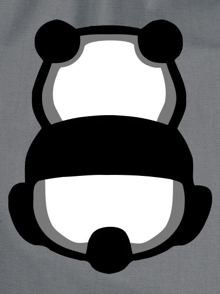 Panda Rücken