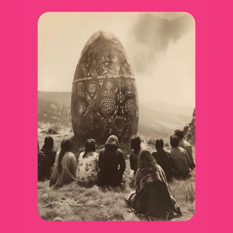 praise the egg monolith