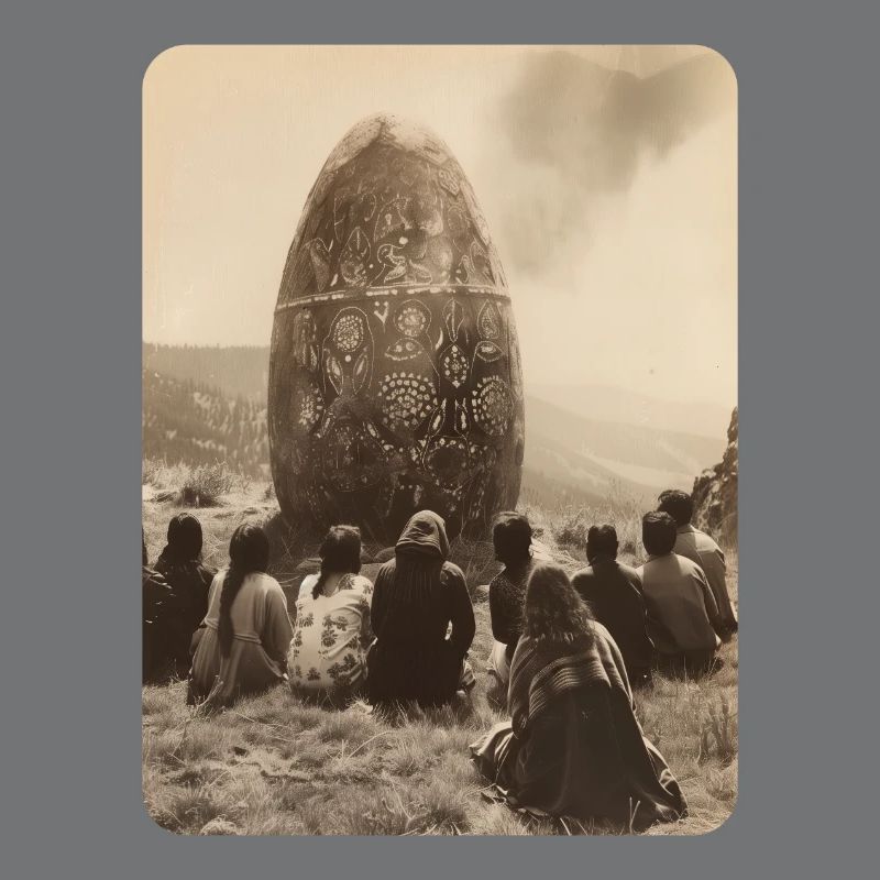 praise the egg monolith