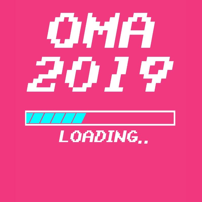 Grandma 2019 Loading Loading Loading Bar Gift Pixels