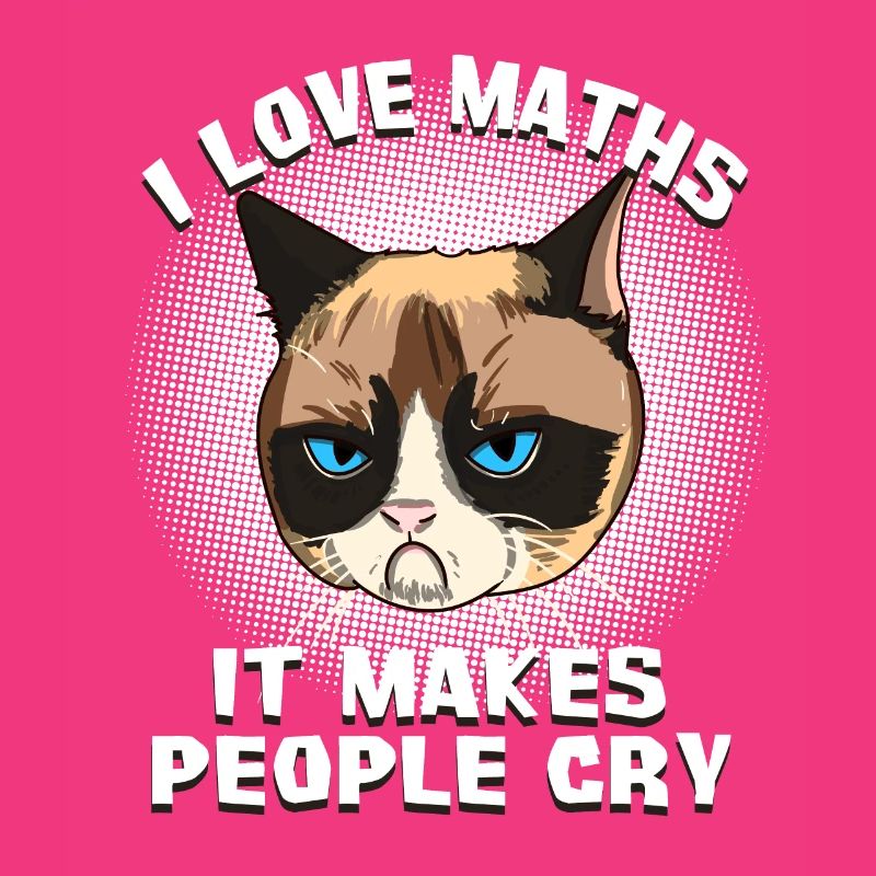 Cat Cats Math Teacher Cat Grumpy Math Gesche