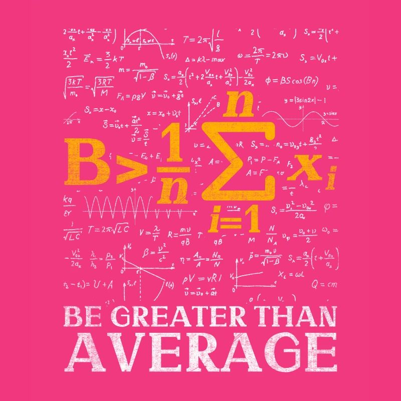 Be more than average funny math nerd