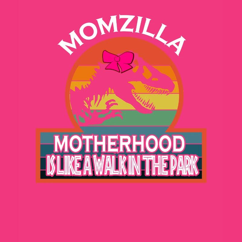 La maternité de Momzilla comme une promenade dans le parc