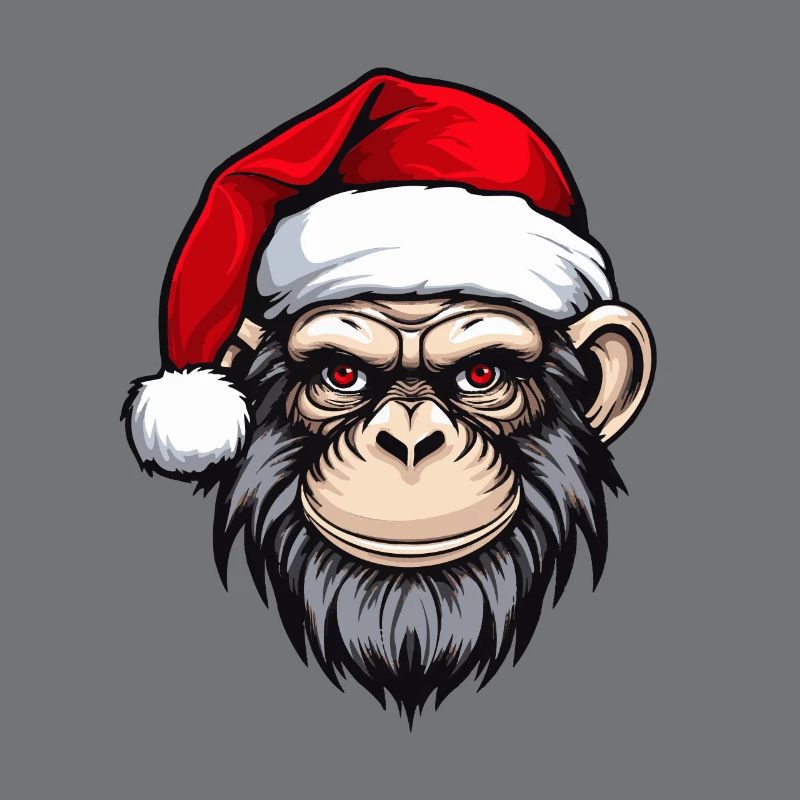 Monkey Head Christmas Christmas