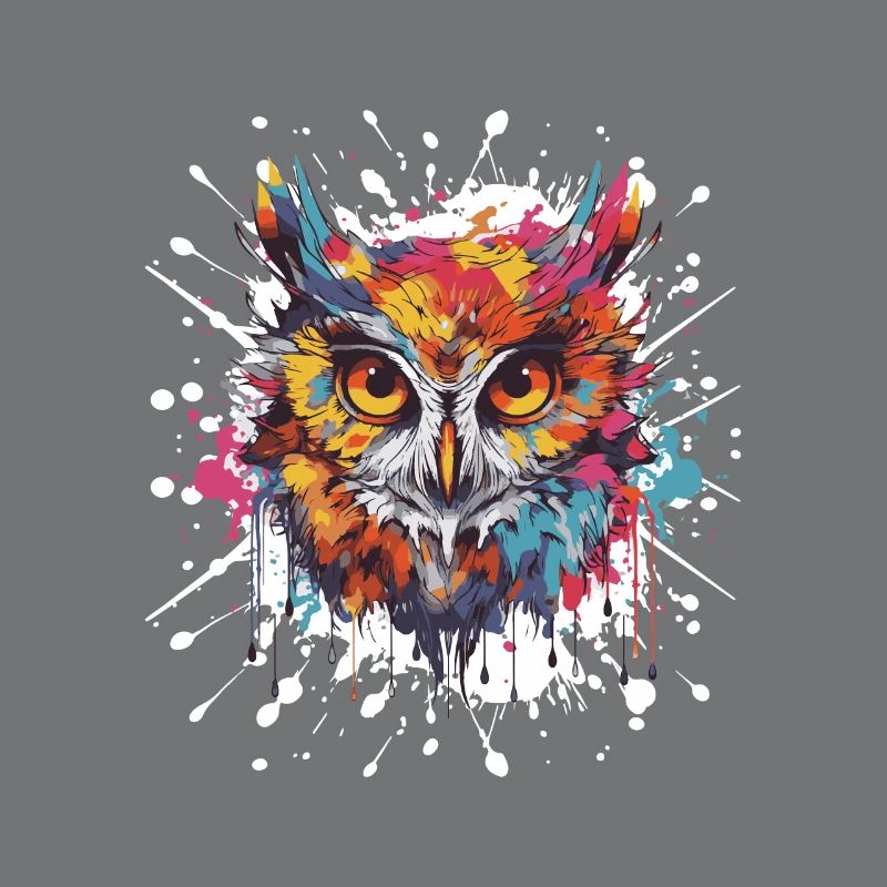 Owl Pop Art Head