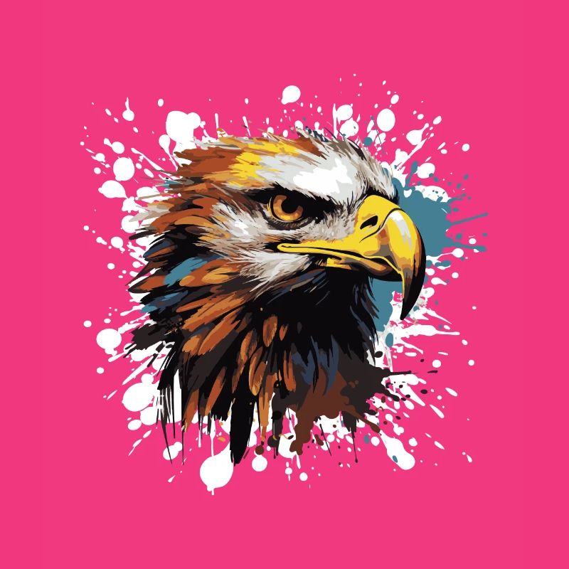 Eagle Pop Art Head