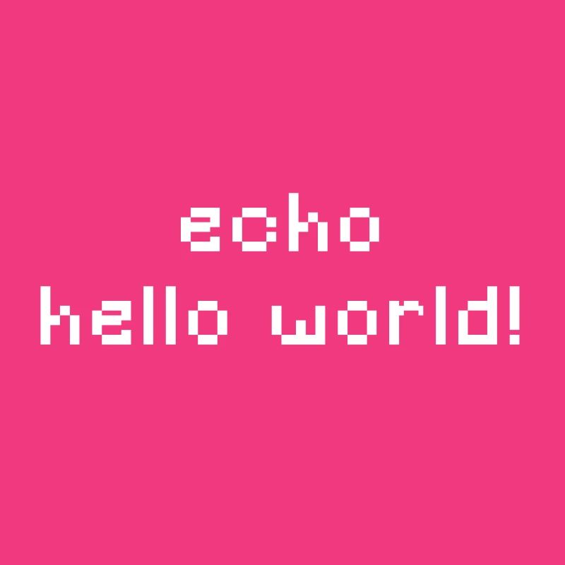 ITler - echo hello world - CLI CMD