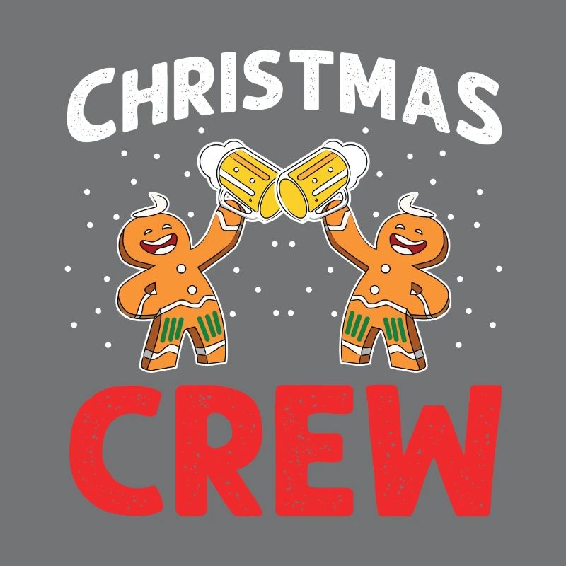 Gingerbread man christmas drinking