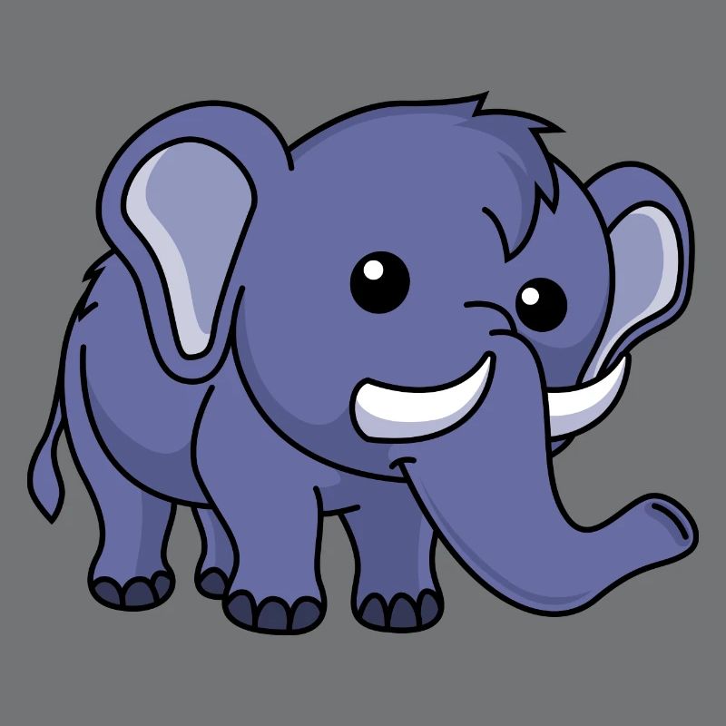 Mammut Comic Tier