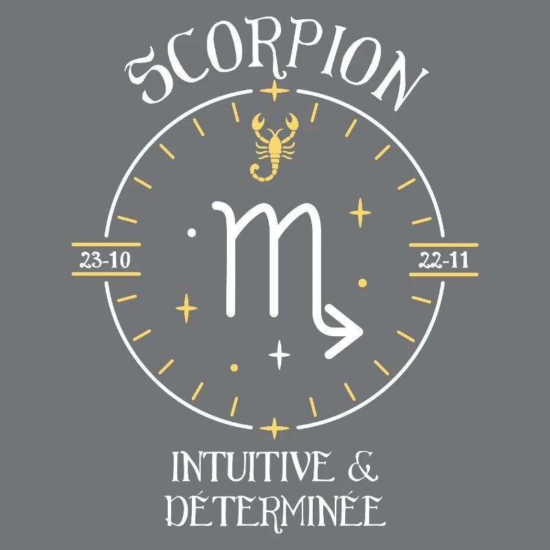 Du signe du Scorpion - Intuitive et déterminée