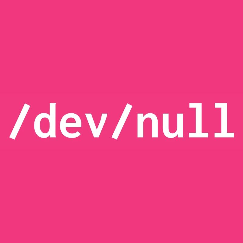 Dev null web developer humor funny