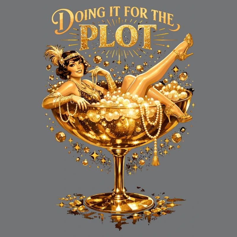 Golden Flapper: Doing it for the Plot Art