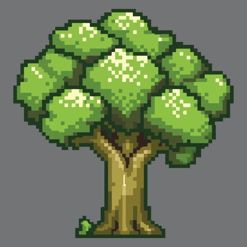 Broccoli Pixel Icon