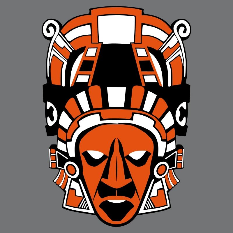Maya oder aztekische Maske