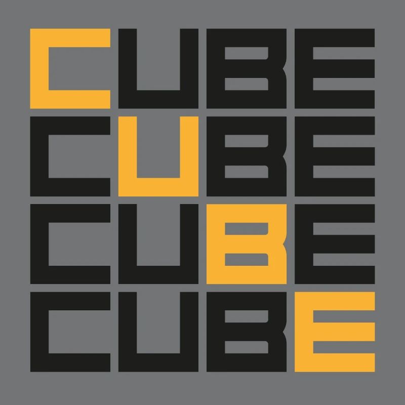 CUBE x 4. Cubing-Cube-Cuber-Speedcubing