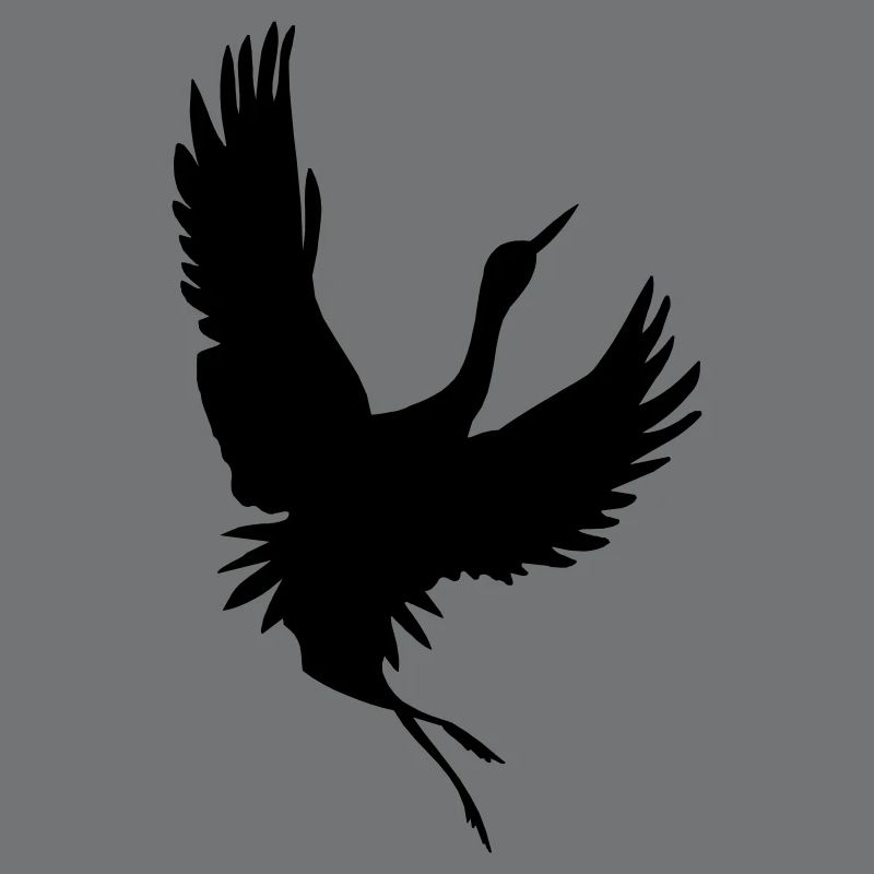 Crane shadow figure