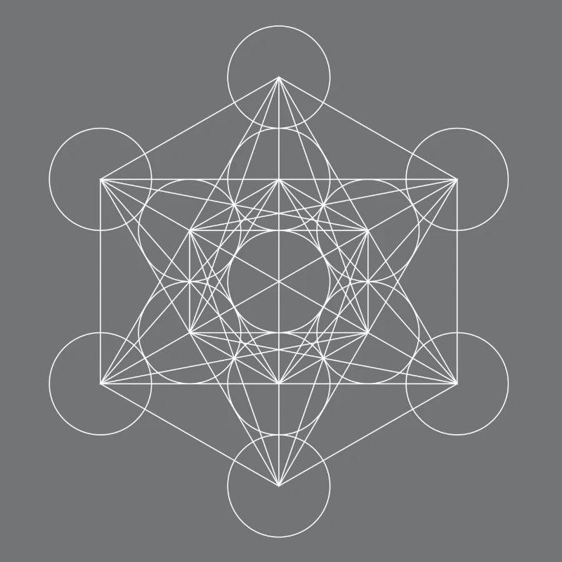 Metatron's Cube White