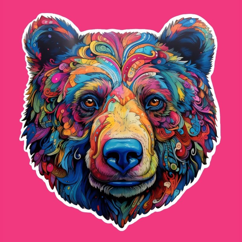 Bear psychedelic