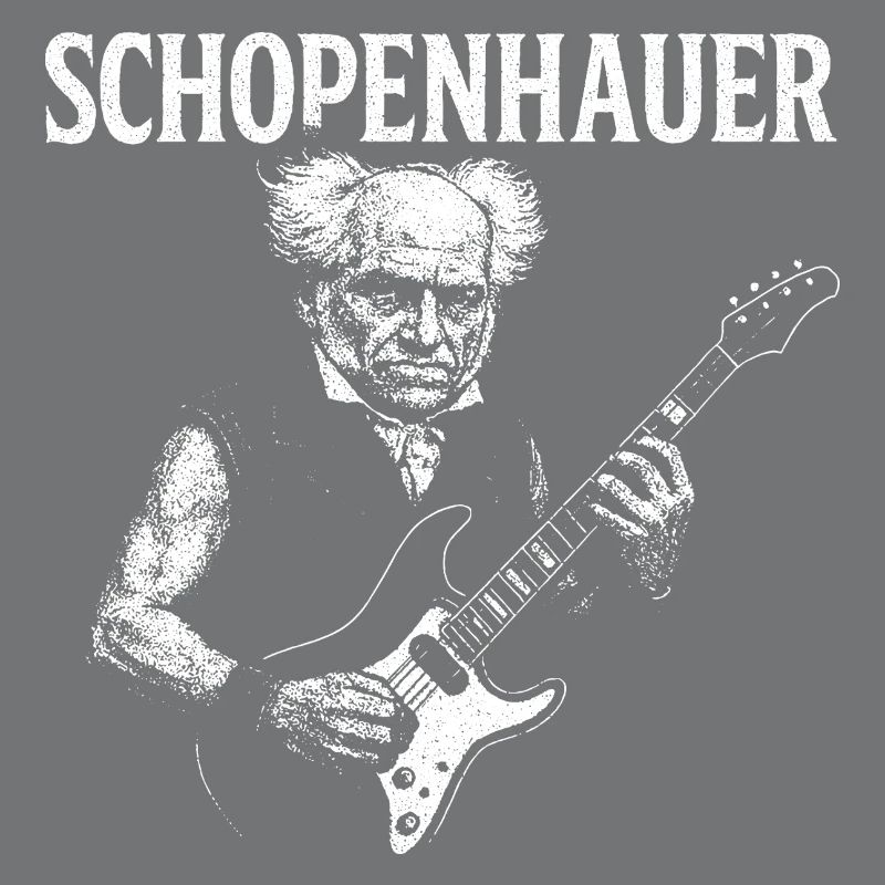 Schopenhauer plays the guitar