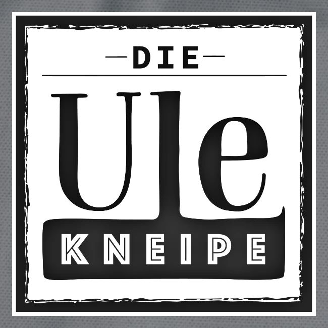 Die Ule - Das Logo in Schwarzweiss