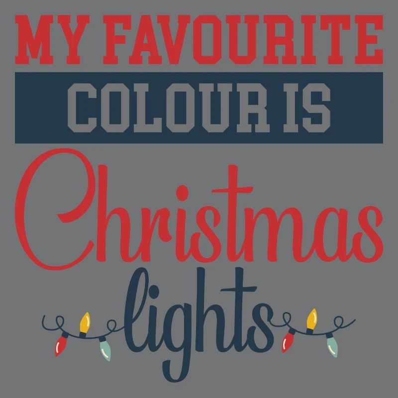 Weihnachtsdesign mit Lichtern
