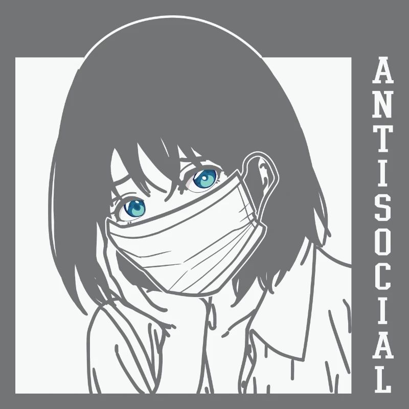 Antisocial style anime